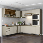 Cozinha Completa De 11 Peças Com Aéreo De Vidro E Torre Quent