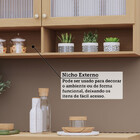 Cozinha Completa De Canto 100 Mdf 12 Peças Com Tampo E Espaço