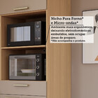 Cozinha Completa De Canto 100 Mdf 9 Peças Com Tampo E Espaço