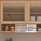 Cozinha Completa De Canto 100 Mdf 9 Peças Espaço Forno E Micr