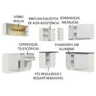 Cozinha Completa De Canto 100% Mdf Madesa Acordes 389002 Armá