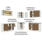 Cozinha Completa De Canto 100% Mdf Madesa Acordes 389002 Com