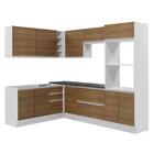 Cozinha Completa De Canto 100% Mdf Madesa Acordes 419003 Com