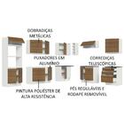 Cozinha Completa De Canto 100% Mdf Madesa Acordes 479003 Armá