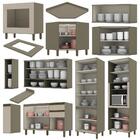 Cozinha Completa De Canto 10 Peças Connect Com Balcão Forno D