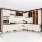 Cozinha Completa De Canto 10 Peças Connect - Móveis Henn