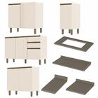 Cozinha Completa De Canto 11 Peças Connect - Móveis Henn