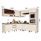 Cozinha Completa De Canto 11 Peças Connect - Móveis Henn