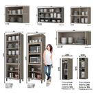 Cozinha Completa De Canto 11 Peças Évelin Com Cristaleira - M