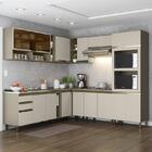 Cozinha Completa De Canto 11 Peças Évelin Torre Quente 2 Forn