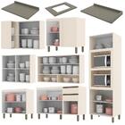 Cozinha Completa De Canto 8 Peças Connect - Móveis Henn