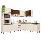 Cozinha Completa De Canto 8 Peças Connect - Móveis Henn