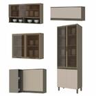 Cozinha Completa De Canto 9 Peças Connect - Móveis Henn