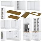 Cozinha Completa De Canto Americana 10 Peças Tampo Nature - M