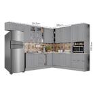 Cozinha Completa De Canto Americana 12 Peças Com Torre Quente