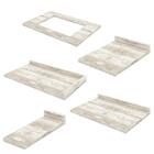 Cozinha Completa De Canto Americana 14 Peças Com Cristaleira