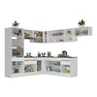 Cozinha Completa De Canto Com Rodapé Veneza Multimóveis Mp208