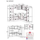 Cozinha Completa De Canto Com Rodapé Veneza Multimóveis Mp208