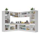 Cozinha Completa De Canto Com Rodapé Veneza Multimóveis Mp208