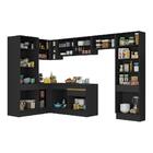 Cozinha Completa De Canto Com Rodapé Veneza Multimóveis Mp209