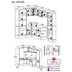 Cozinha Completa De Canto Com Rodapé Veneza Multimóveis Mp209