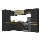 Cozinha Completa De Canto Com Rodapé Veneza Multimóveis Mp209