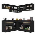 Cozinha Completa De Canto Com Rodapé Veneza Multimóveis Mp209