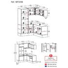 Cozinha Completa De Canto Com Rodapé Veneza Multimóveis Mp209