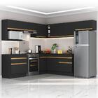 Cozinha Completa De Canto Com Rodapé Veneza Multimóveis Mp210