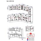 Cozinha Completa De Canto Com Rodapé Veneza Multimóveis Mp210