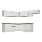 Cozinha Completa De Canto Com Rodapé Veneza Multimóveis Mp210