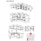 Cozinha Completa De Canto Com Rodapé Veneza Multimóveis Mp210