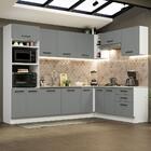 Cozinha Completa De Canto Madesa Agata 479001 Com Armário E B