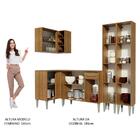 Cozinha Completa De Canto Madesa Emilly Music Com Armário, Ba