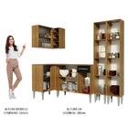 Cozinha Completa De Canto Madesa Emilly Music Com Armário, Ba