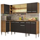 Cozinha Completa De Canto Madesa Emilly Play Com Balcão E Arm