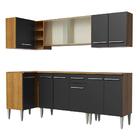 Cozinha Completa De Canto Madesa Emilly Point Com Balcão E Ar