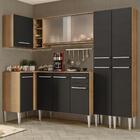 Cozinha Completa De Canto Madesa Emilly Self Com Balcão, Armá