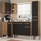 Cozinha Completa De Canto Madesa Emilly Song Com Armário, Bal