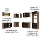 Cozinha Completa De Canto Madesa Glamy 459001 Com Armário E B
