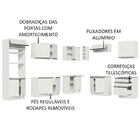 Cozinha Completa De Canto Madesa Glamy 479001 Com Armário E B