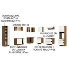 Cozinha Completa De Canto Madesa Lux Com Armário E Balcão - R