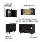 Cozinha Completa De Canto Madesa Reims 262001 Com Armário E B