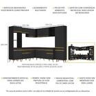 Cozinha Completa De Canto Veneza Gb Multimóveis Mp2047 Com Ar