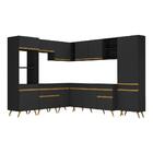 Cozinha Completa De Canto Veneza Gb Multimóveis Mp2047 Com Ar