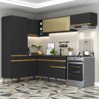 Cozinha Completa De Canto Veneza Gb Multimóveis Mp2051 Com Ar