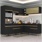 Cozinha Completa De Canto Veneza Gb Multimóveis Mp2064 Com Ar