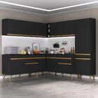 Cozinha Completa De Canto Veneza Gb Multimóveis Mp2067 Com Ar