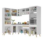 Cozinha Completa De Canto Veneza Gw Multimóveis Mp2050 Com Ar