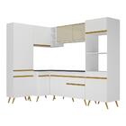 Cozinha Completa De Canto Veneza Gw Multimóveis Mp2050 Com Ar